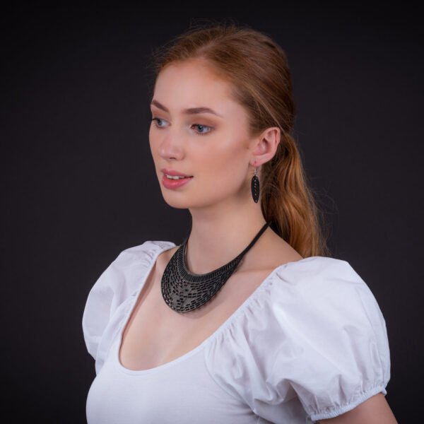 Coding Inner Tube Necklace by Paguro Upcycle