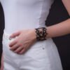Star Inner Tube Recycled Bracelet by Paguro Upcycle