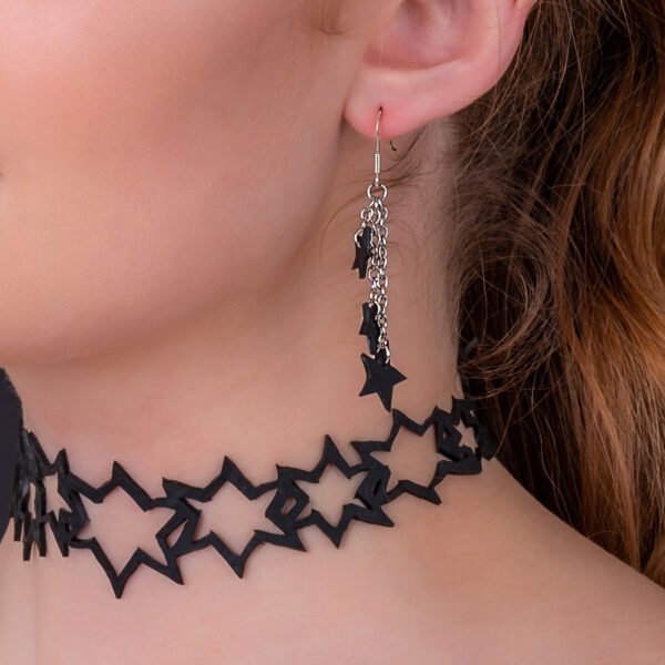Stars Eco Friendly Earrings by Paguro Upcycle