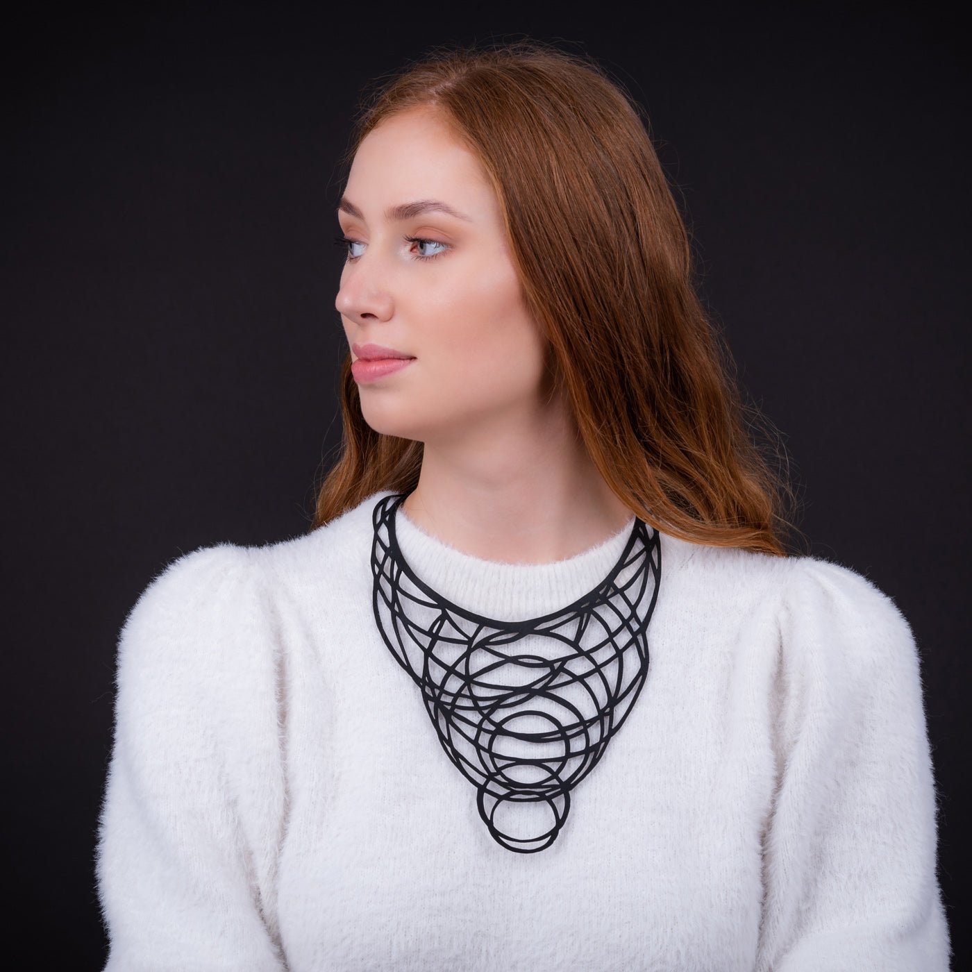 Kale - Statement Circular Necklace by Paguro Upcycle