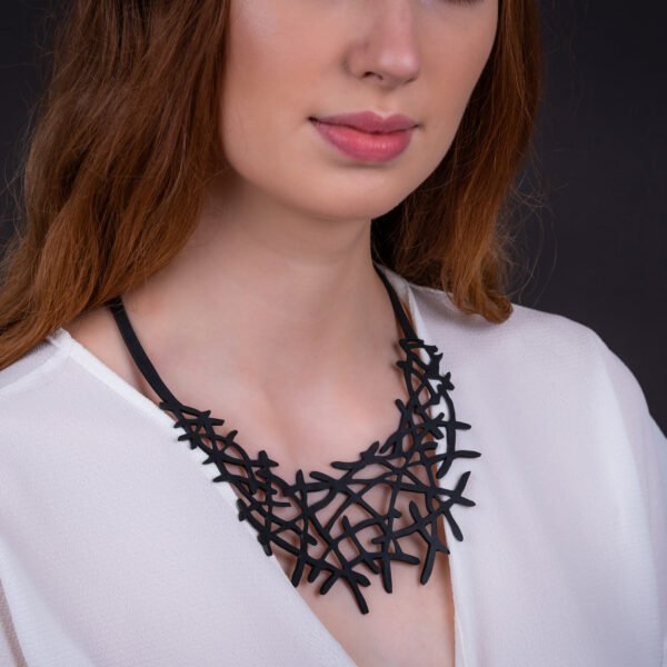 Alga Eco Friendly Rubber Necklace by Paguro Upcycle