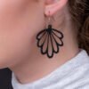 Shell Recycled Rubber Earrings by Paguro Upcycle