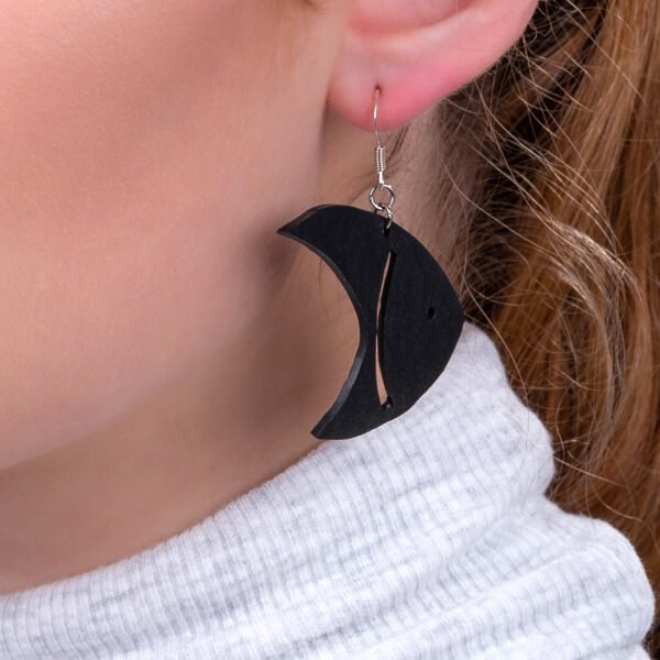 Pisces Recycled Rubber Fish Earrings by Paguro Upcycle