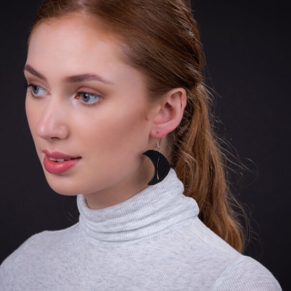Pisces Recycled Rubber Fish Earrings by Paguro Upcycle