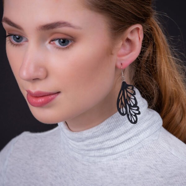 Fountain Handmade Vegan Earrings by Paguro Upcycle