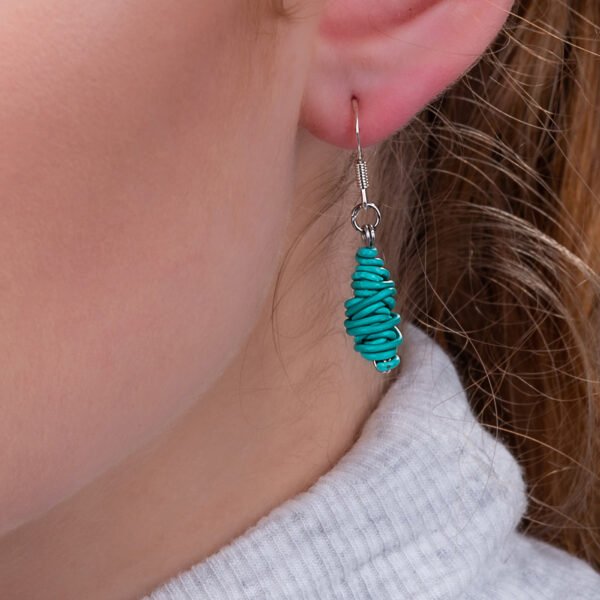 Isla Recycled Electrical Wire Earrings (4 Colours Available) by Paguro Upcycle