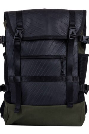 Colonel Vegan Waterproof Backpack with Laptop Compartment by Paguro Upcycle