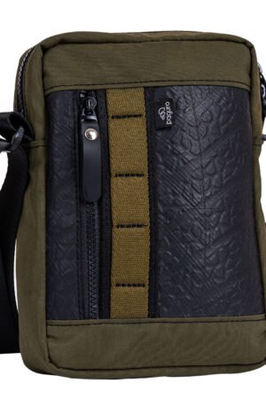 Major Vegan Crossbody Reporter Bag by Paguro Upcycle