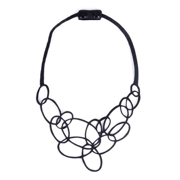 Infinity Upcycled Inner Tube Necklace by Paguro Upcycle