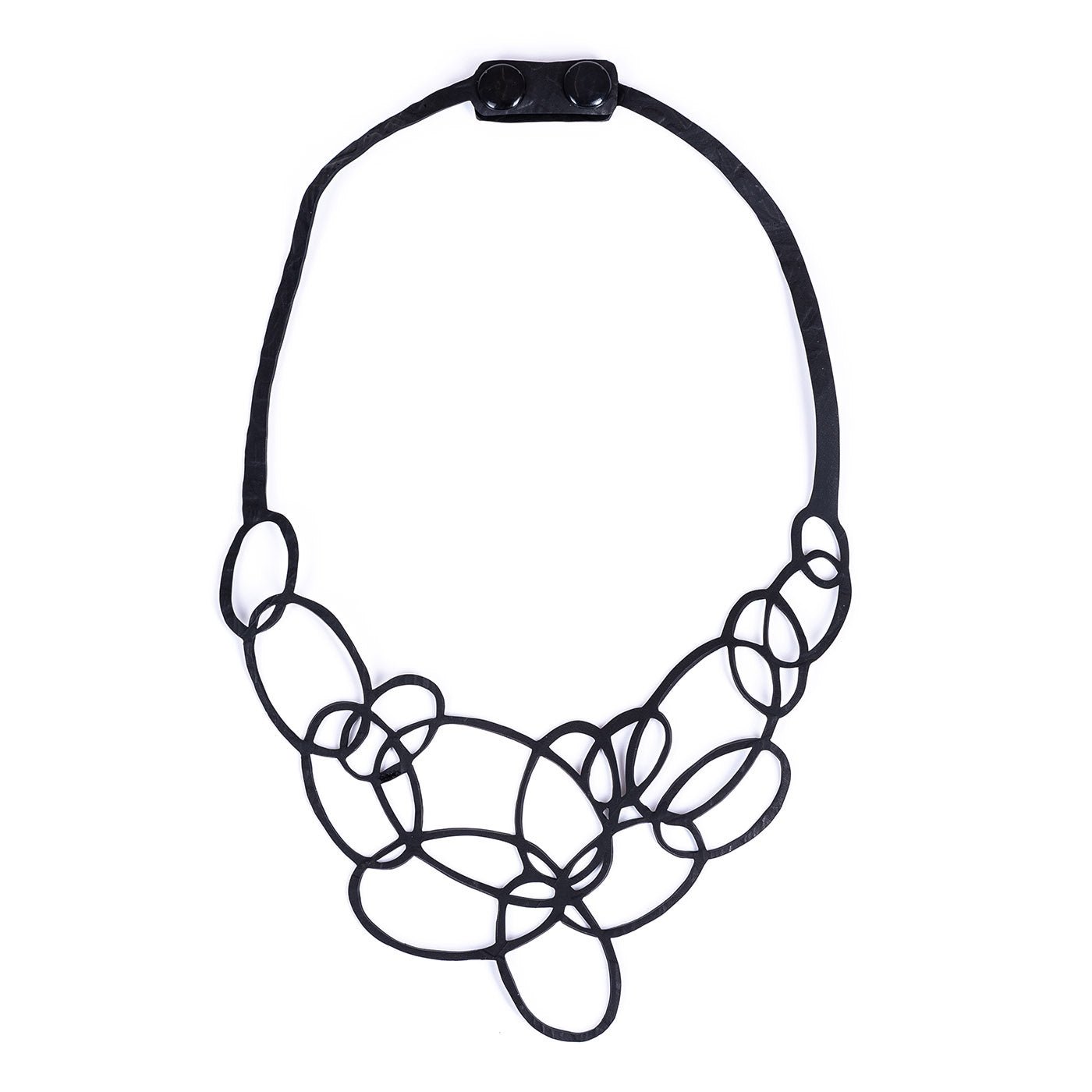 Infinity Upcycled Inner Tube Necklace by Paguro Upcycle