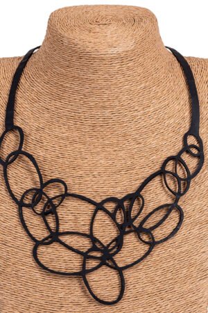 Infinity Upcycled Inner Tube Necklace by Paguro Upcycle