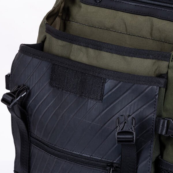 Colonel Vegan Waterproof Backpack with Laptop Compartment by Paguro Upcycle