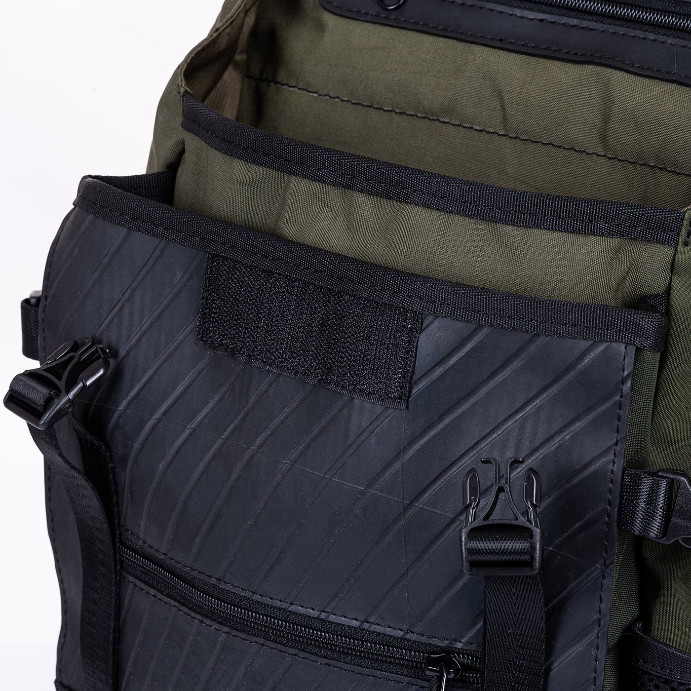 Colonel Vegan Waterproof Backpack with Laptop Compartment by Paguro Upcycle