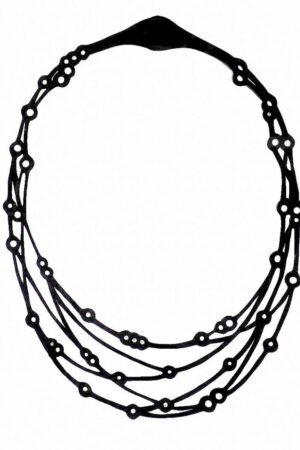 Flare Reclaimed Rubber Necklace