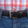 Recycled Rubber Motorbike Tyre Vegan Belt by Paguro Upcycle