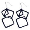 Belinda Geometric Recycled Rubber Earrings by Paguro Upcycle