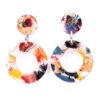 Donatello Urban Statement Resin Earrings by Paguro Upcycle