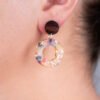 Donatello Urban Statement Resin Earrings by Paguro Upcycle