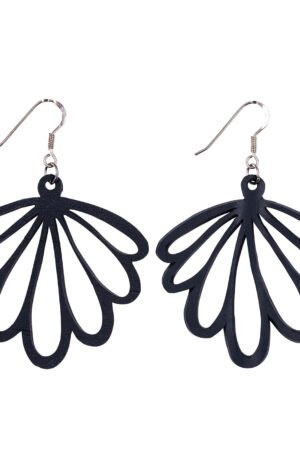 Shell Recycled Rubber Earrings by Paguro Upcycle