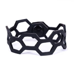 Belinda Geometric Thin Inner Tube Bracelet by Paguro Upcycle