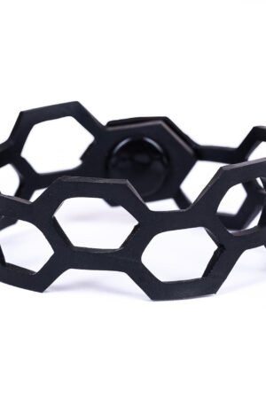 Belinda Geometric Thin Inner Tube Bracelet by Paguro Upcycle