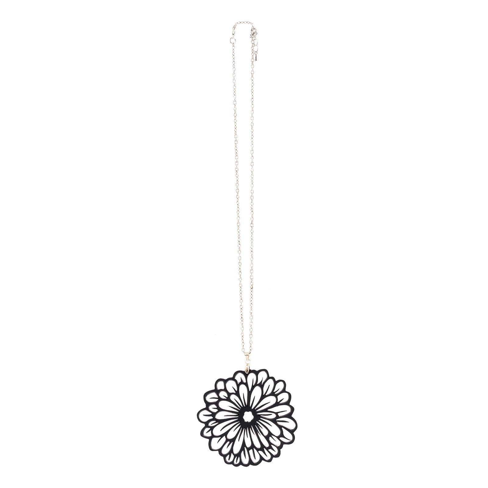 Peony Upcycled Pendant Necklace