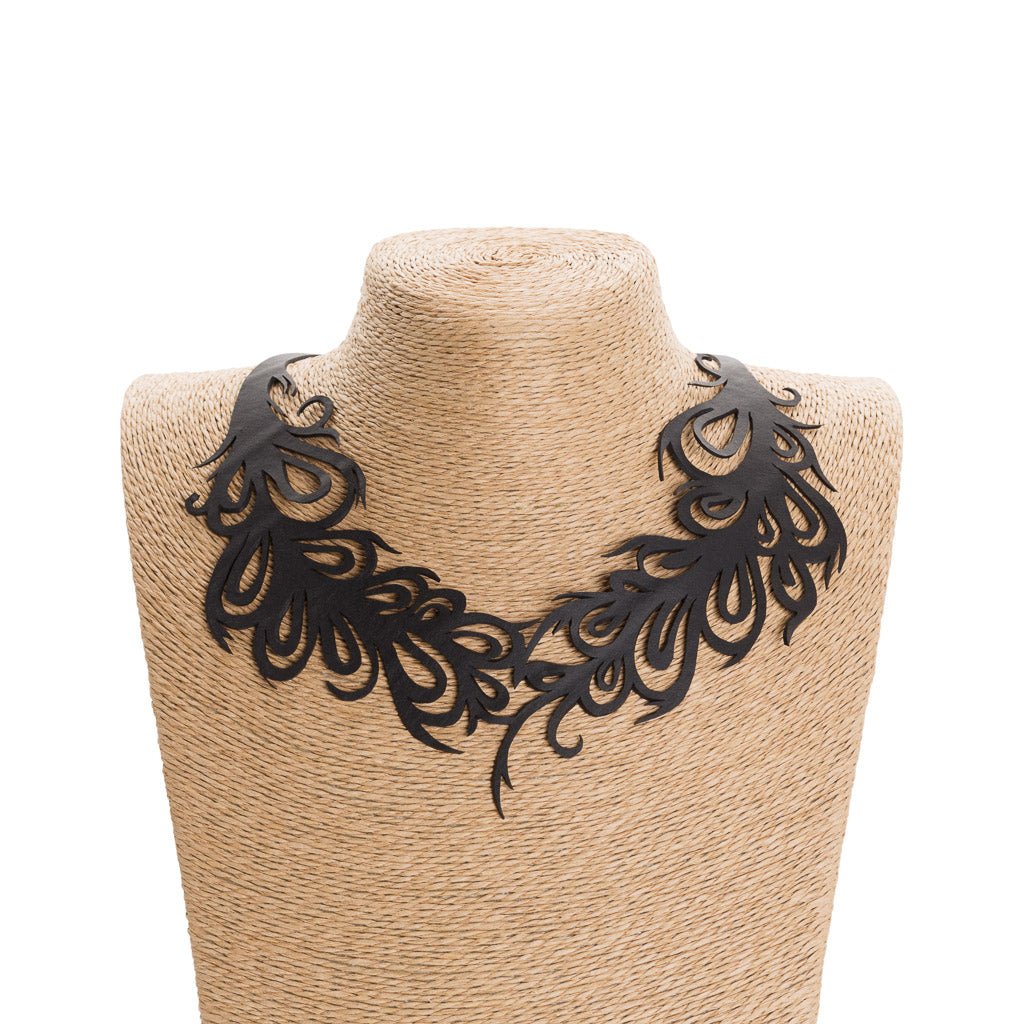 Phoenix Exquisite Inner Tube Necklace by Paguro Upcycle