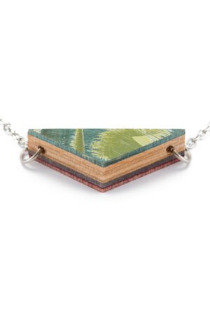 Prisma Recycled Skateboard Necklace by Paguro Upcycle