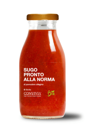 Sugo pronto di pomodoro ciliegino alla norma bio 250g