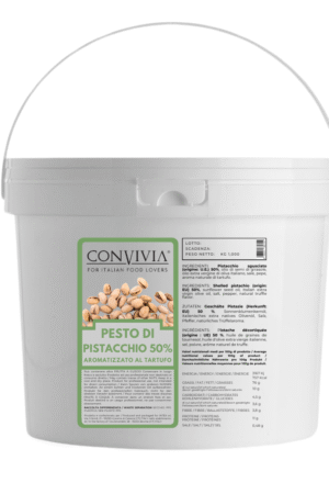 Pistachio Pesto 50% flavored with Truffle 1kg