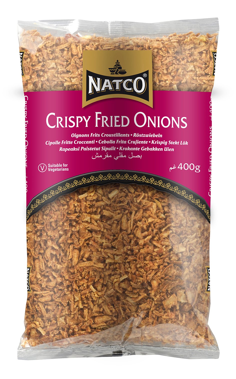 Natco Crispy Fried Onions 12X400g