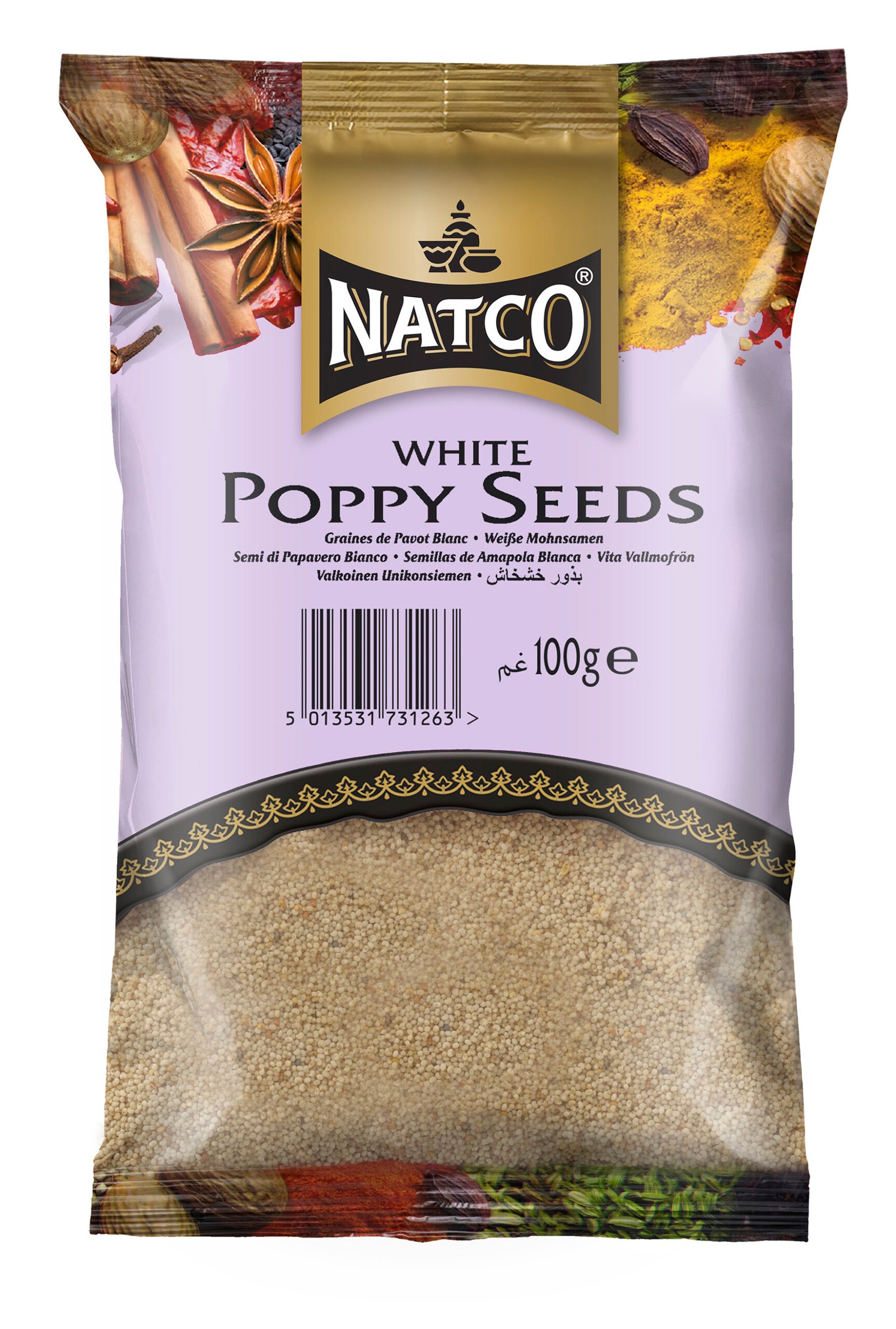 Natco Poppy Seeds White 20X100G