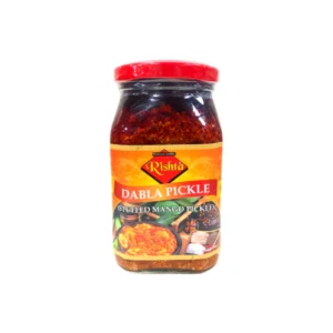 RISHTA DABLA PICKLE (STUFFED MANGO PICKLE) 12X400G