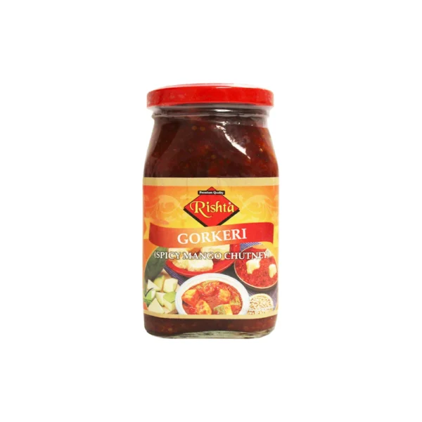 RISHTA GORKERI (SPICY MANGO CHUTNEY) 12X450G