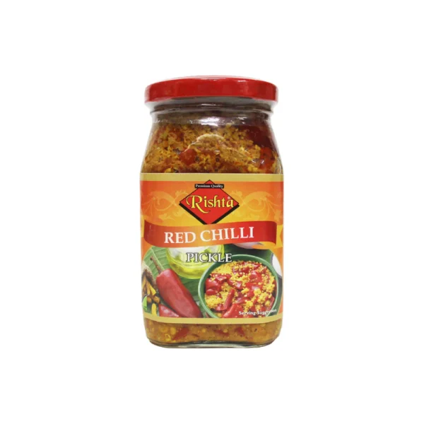 RISHTA RED CHILLI PICKLE 12X400G