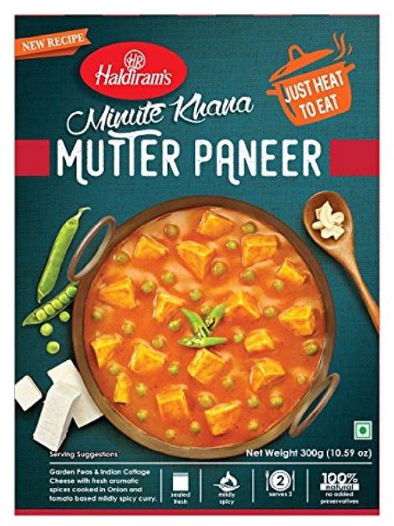 RTE HALDI'S MATTAR PANEER 10X300G