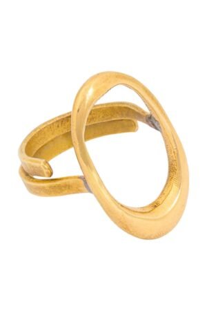 Rembo Recycled Brass Adjustable Ring