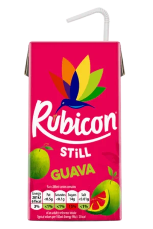 RUBICON GUAVA JUICE DRINK HALF SUGAR 27X288ML