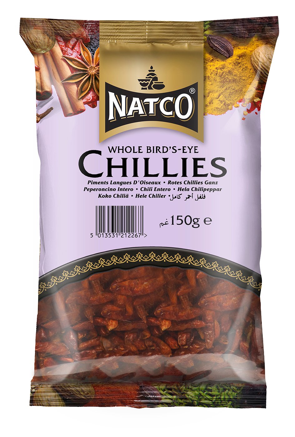 Natco Chilli Whole Birdseye 20X150G
