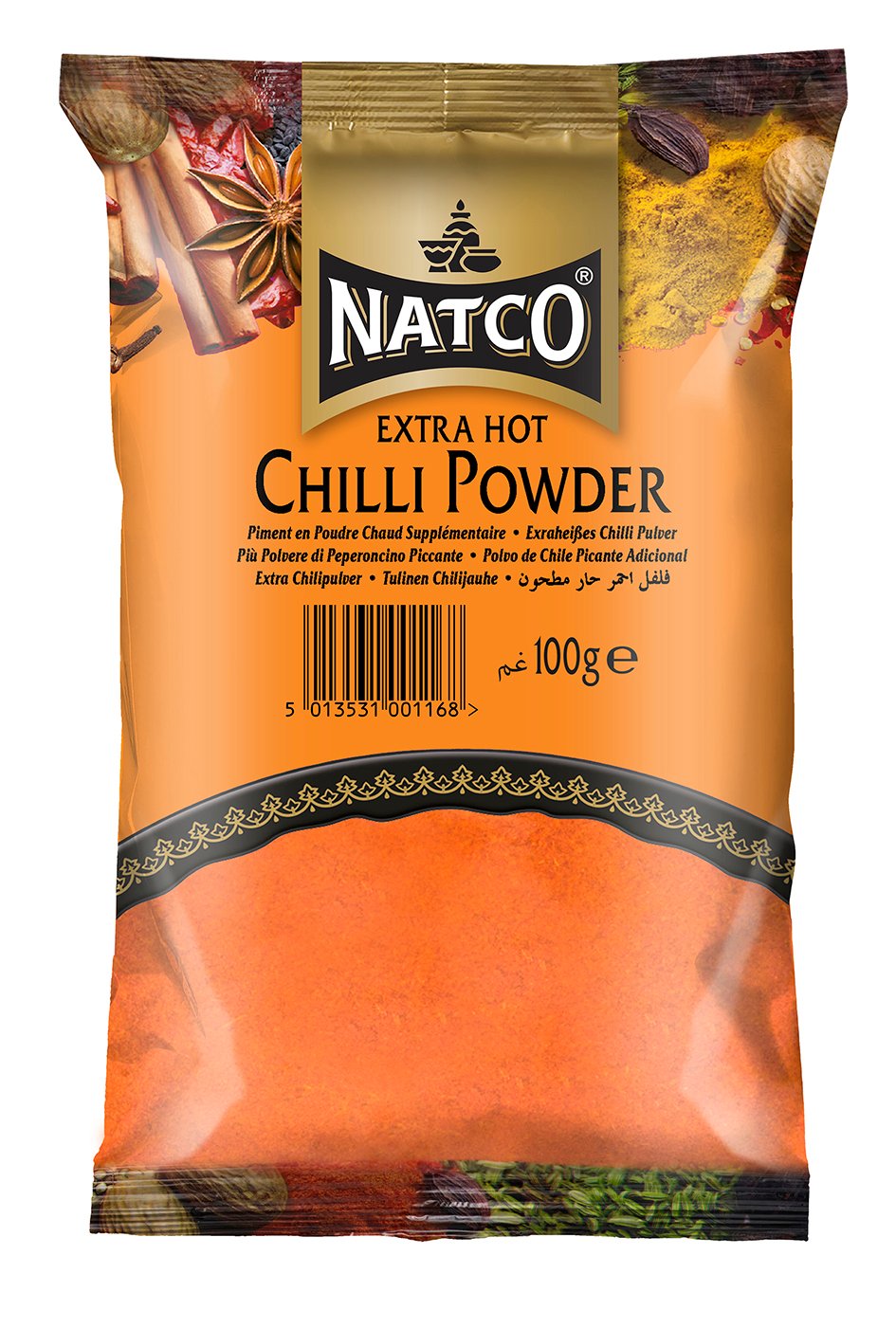 Natco Chilli Powder Ex-Hot 10X100g