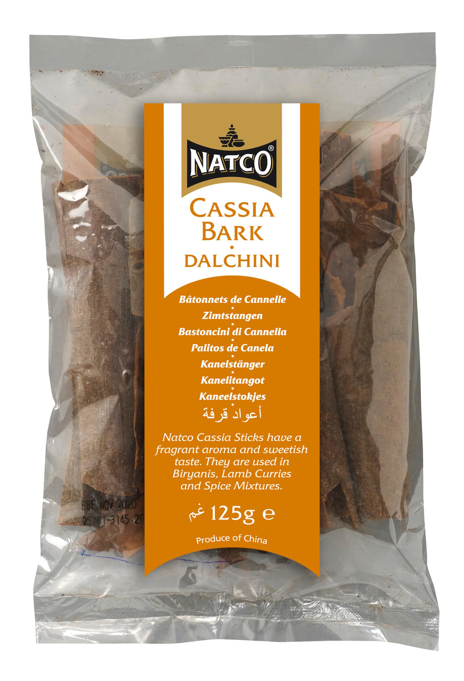 Natco Cassia (Dalchini) 20X125G