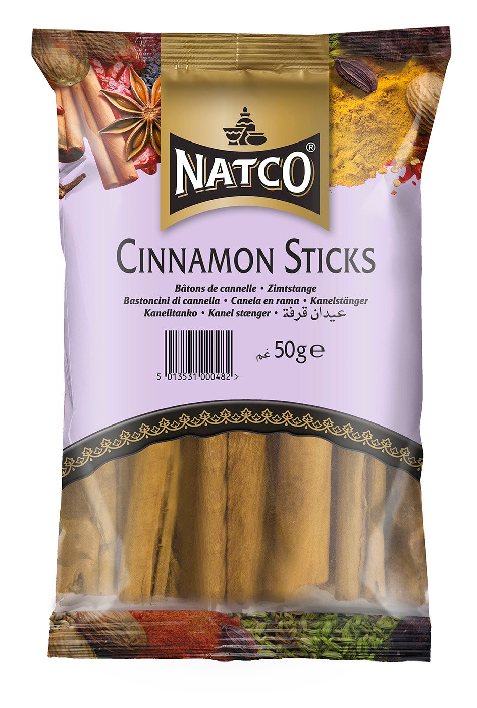 Natco Cinnamon Sticks 10X50g