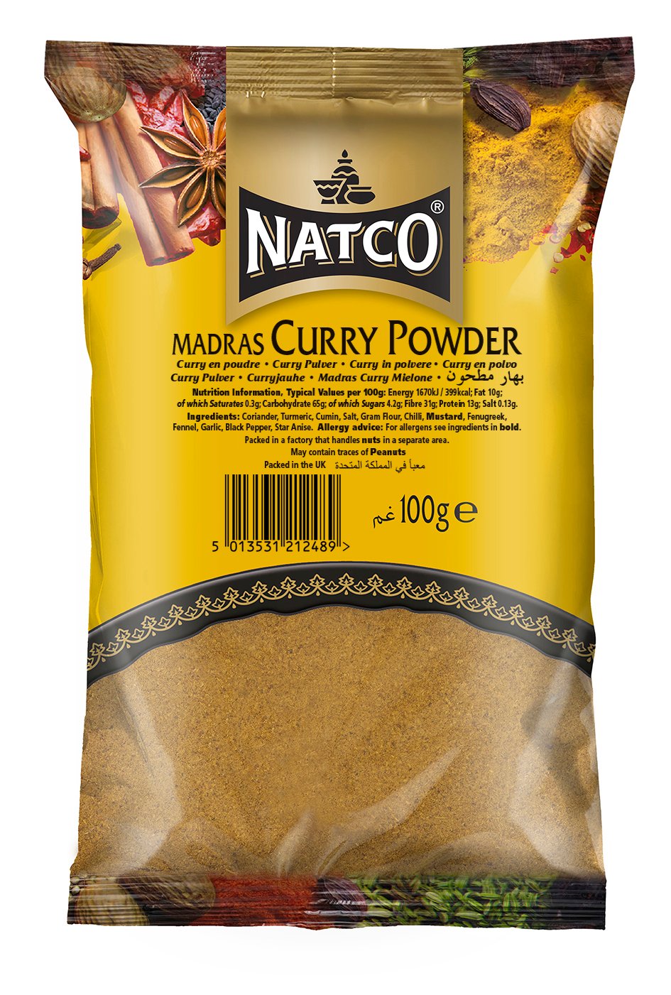 Natco Curry Powder 20X100G