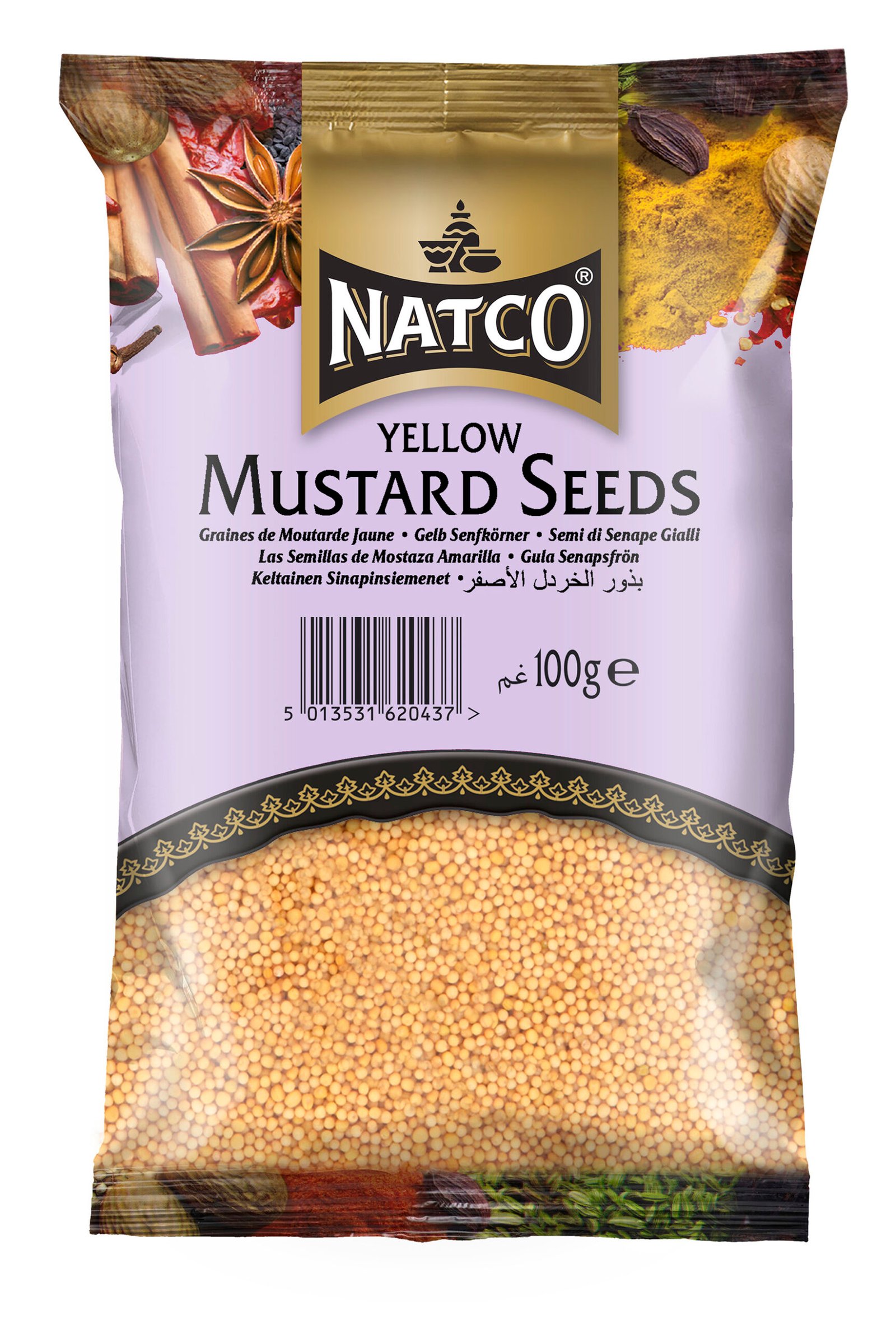 Natco Yellow Mustard Seeds 20X100g