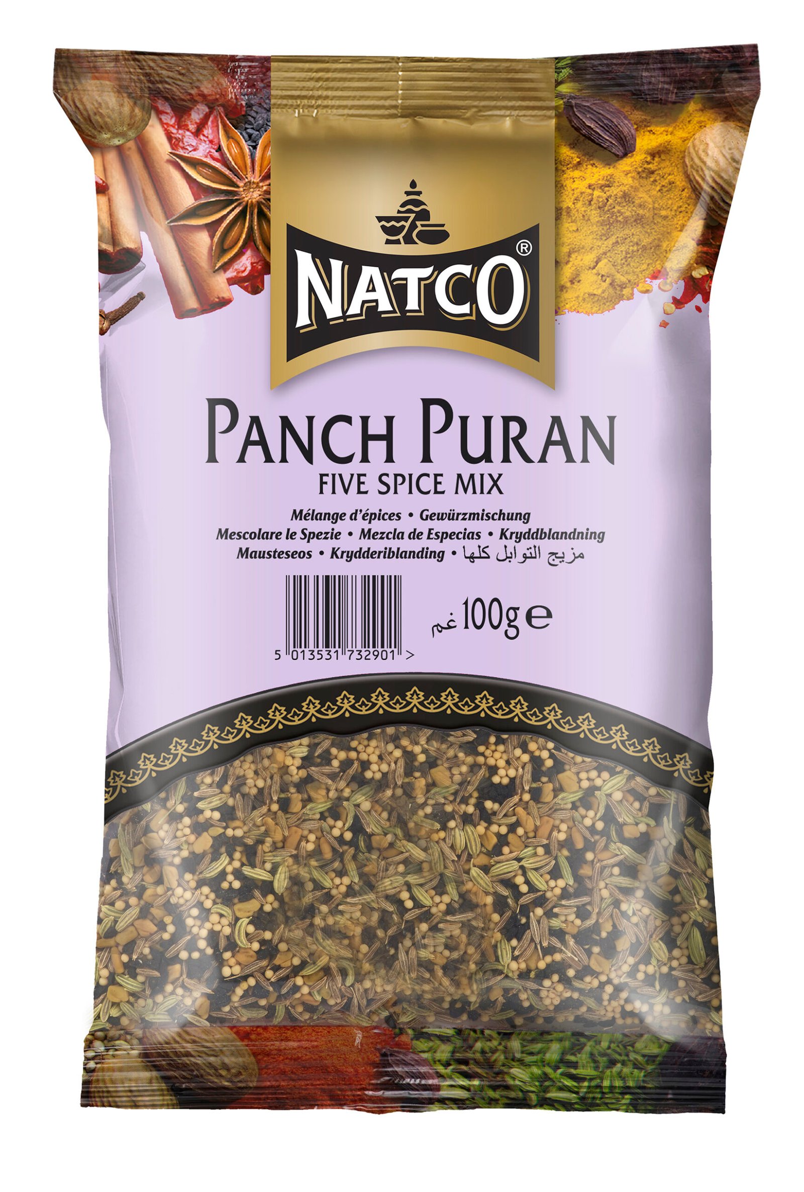 Natco Panchpuran (5 Whole Spice) 20X100G