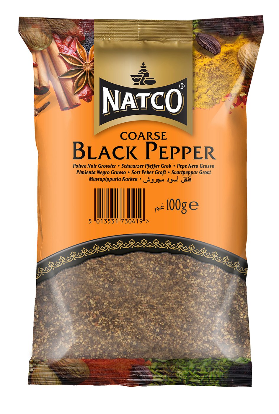 Natco Black Pepper Coarse 20X100G