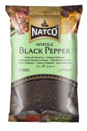 Natco Black Pepper Whole 20X300g