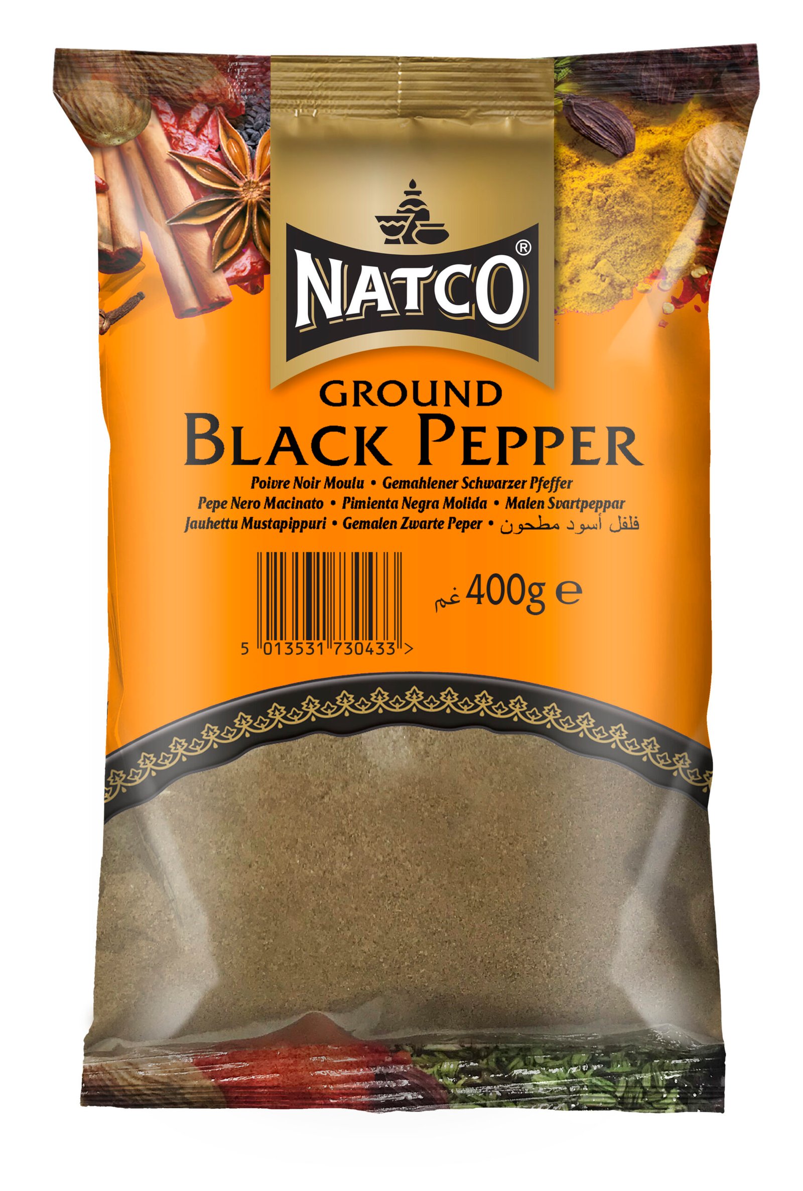 Natco Black Pepper Ground 10X400G