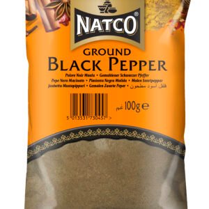 Natco Black Pepper Ground 20X100G
