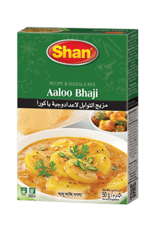 SHAN AALOO BHAJI CURRY MIX 12X50G